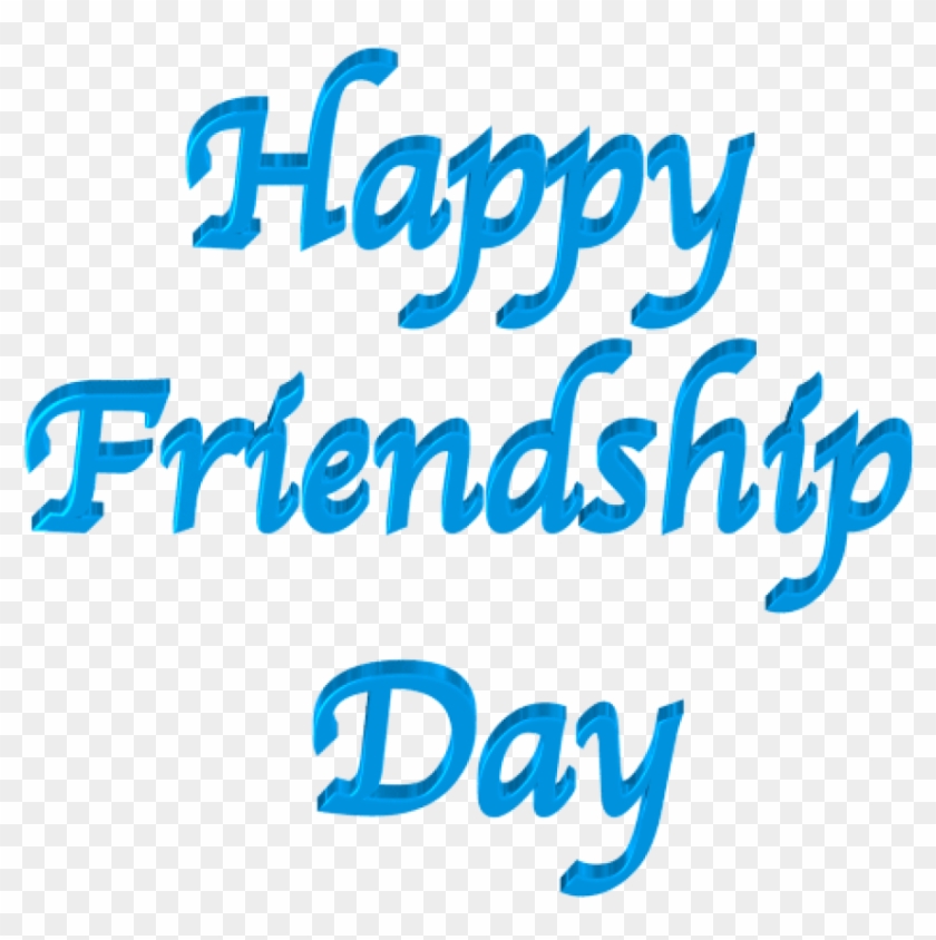 Free Png Download The Blue Text Happy Friendship Day - Happy Friendship Day Png Clipart