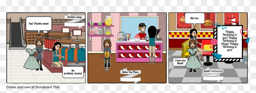 Happy Mothers Day - Cartoon Clipart