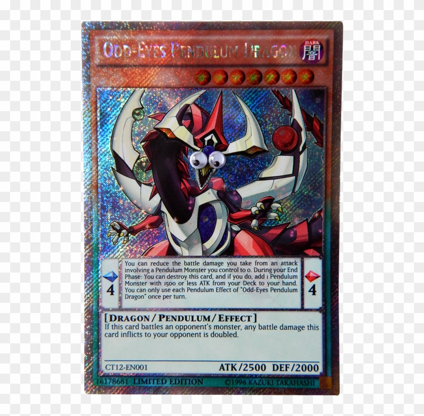 Odd-eyes Pendulum Dragon With Googly Eyes - Odd Eyes Pendulum Dragon Clipart