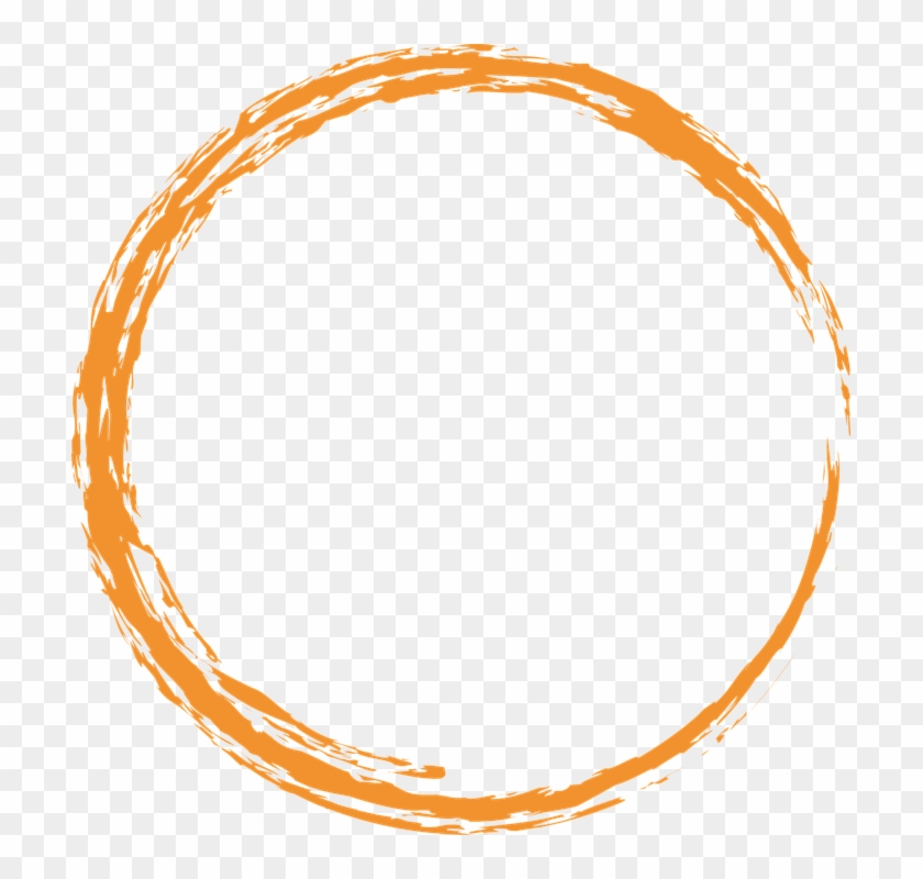 Orange Round Circle - Circle Vector Png Design Clipart #28390