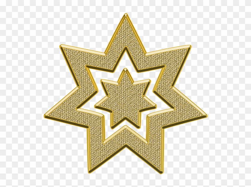 Star Decor Transparent Background - Etoile Sur Fond Transparent Clipart