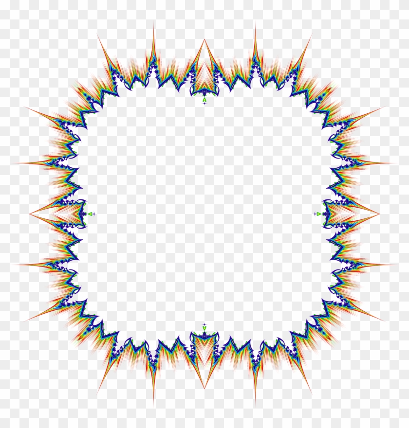 Abstract Geometric Frame Png Picture - Circle Clipart #28754