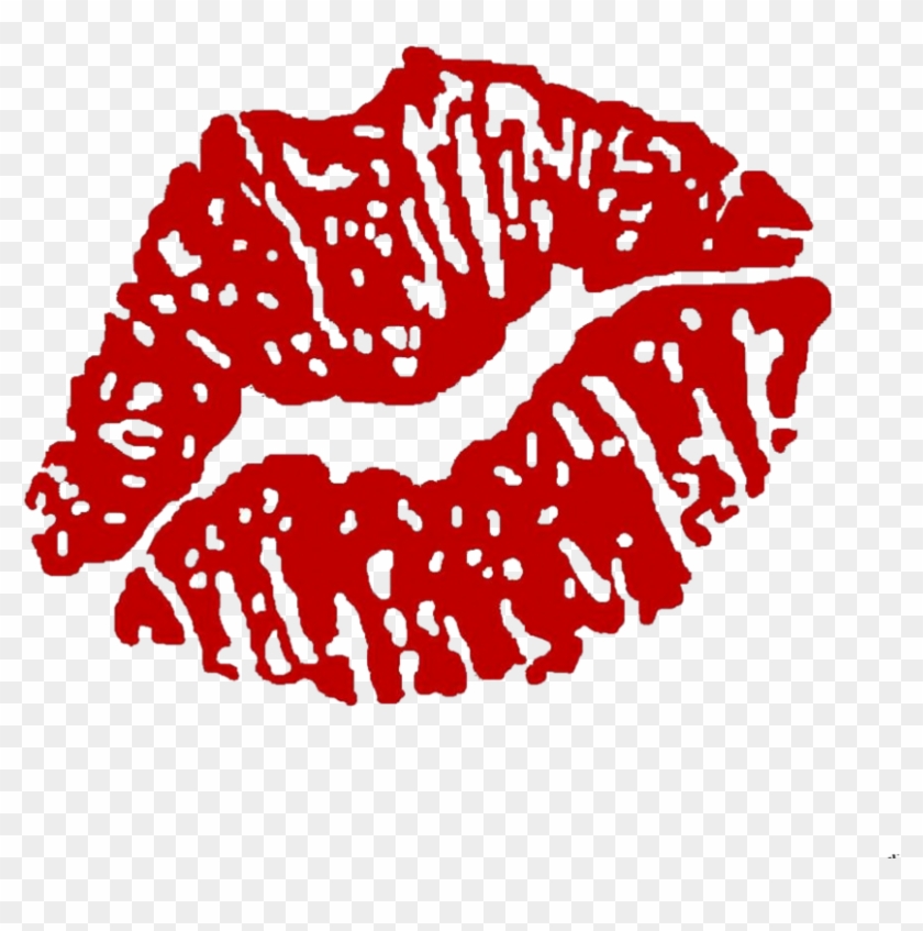 Kiss Png Free Download - Marca De Beijo Png Clipart