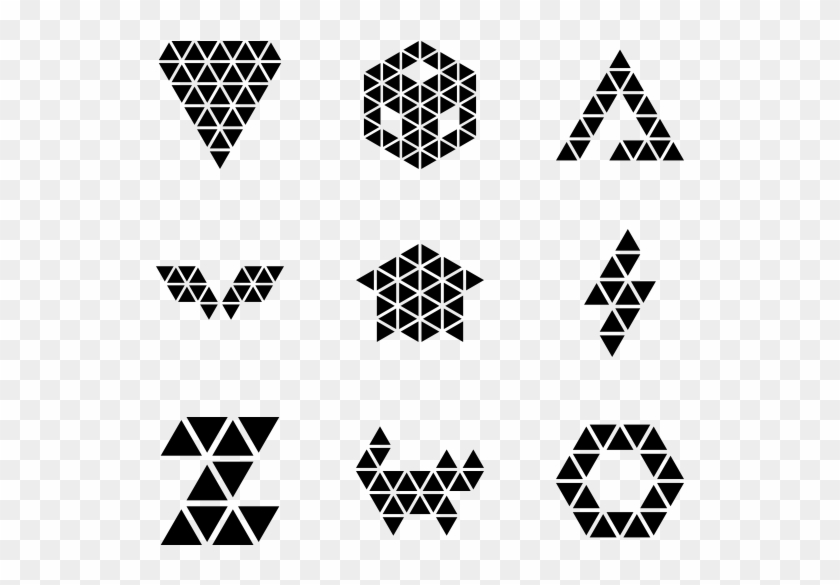 Polygonal - Polygonal Icons Clipart #28981