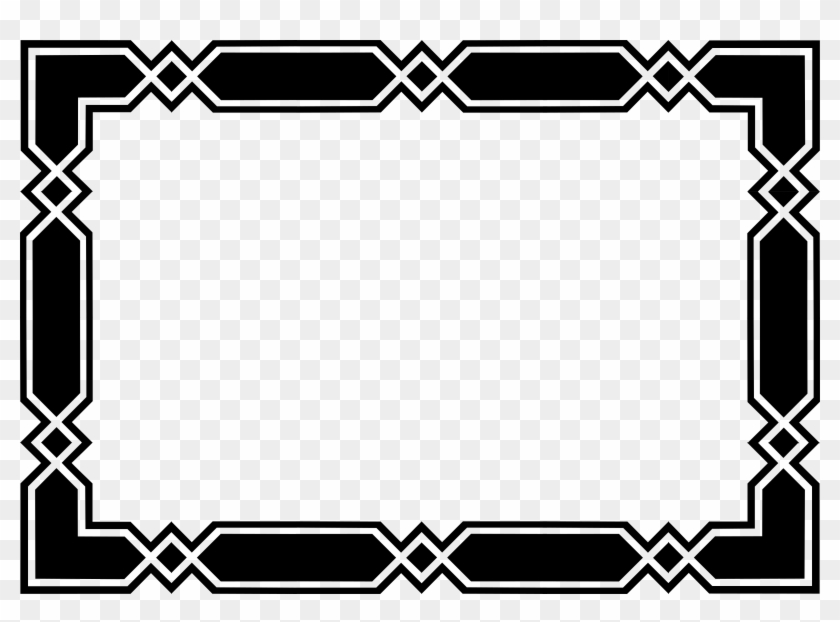 This Free Icons Png Design Of Geometric Frame Or Border Clipart