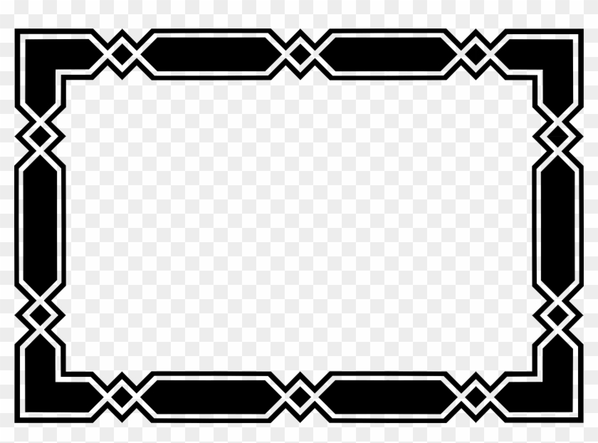 This Free Icons Png Design Of Geometric Frame Or Border Clipart #29004