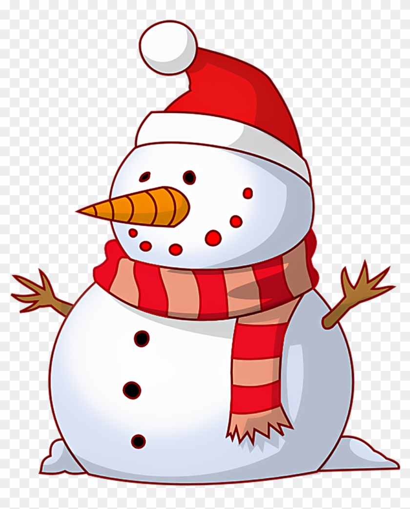 Free Snowflake Background Cliparts, Download Free Clip - Christmas Snowman Clipart - Png Download