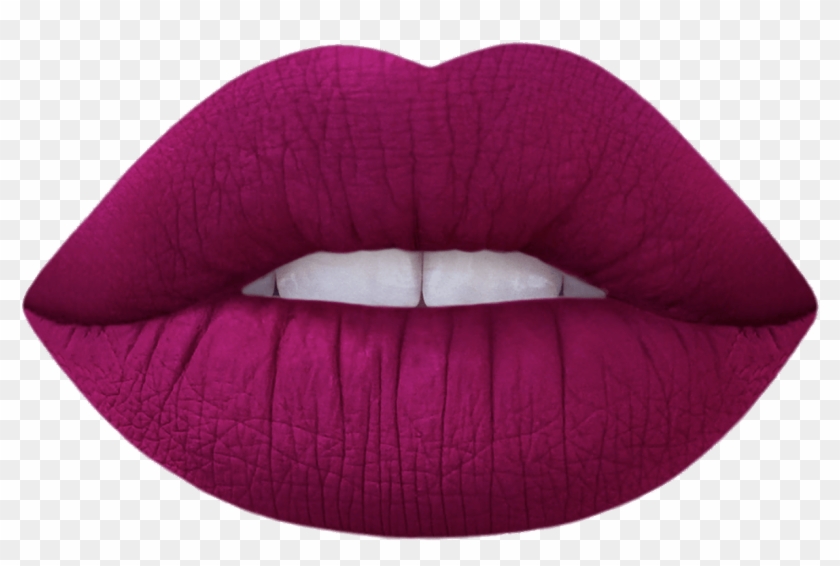Berry Red Lipstick On Lips - Lipstick Clipart #29383