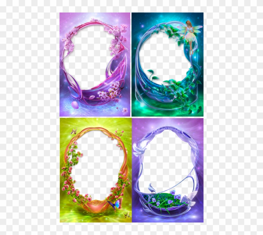 Marcos Para Fotos Png De Mariposa - Frames Clipart