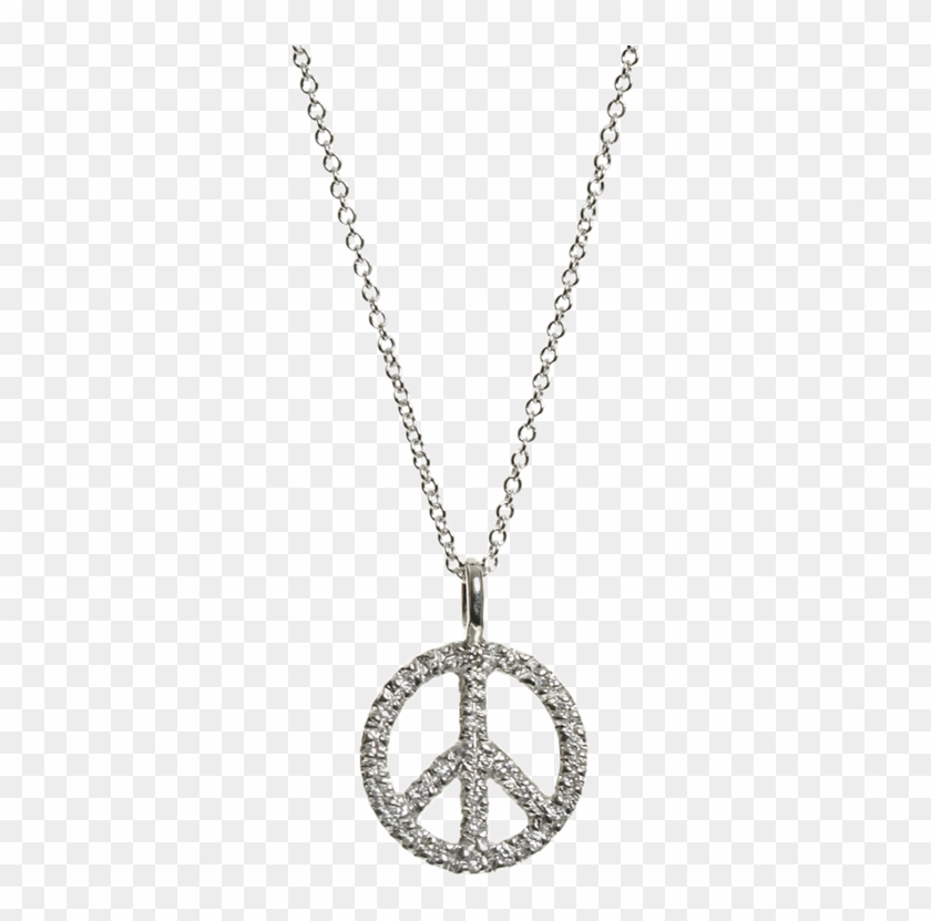 Ileana Makri Peace Sign Necklace Jewelry Png - Peace Sign Necklace Png Clipart