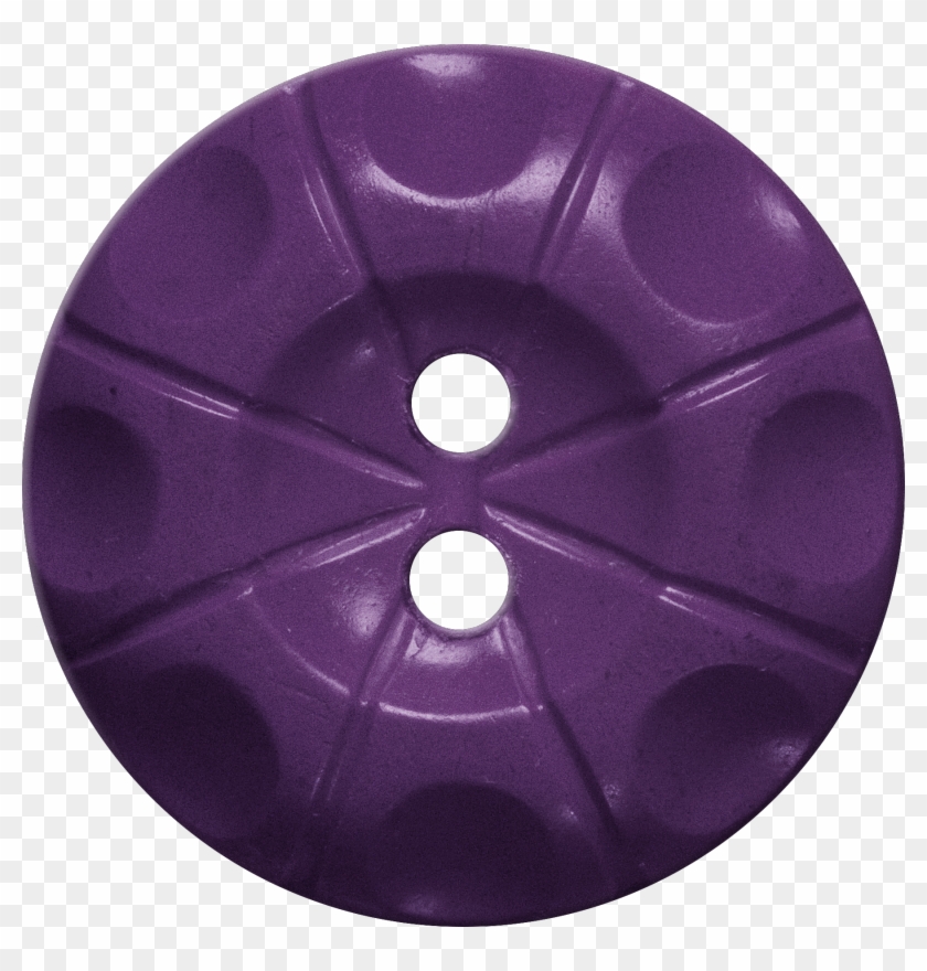 Button With Radial Line And Circle Design Purple Medium - Circle Clipart #29514