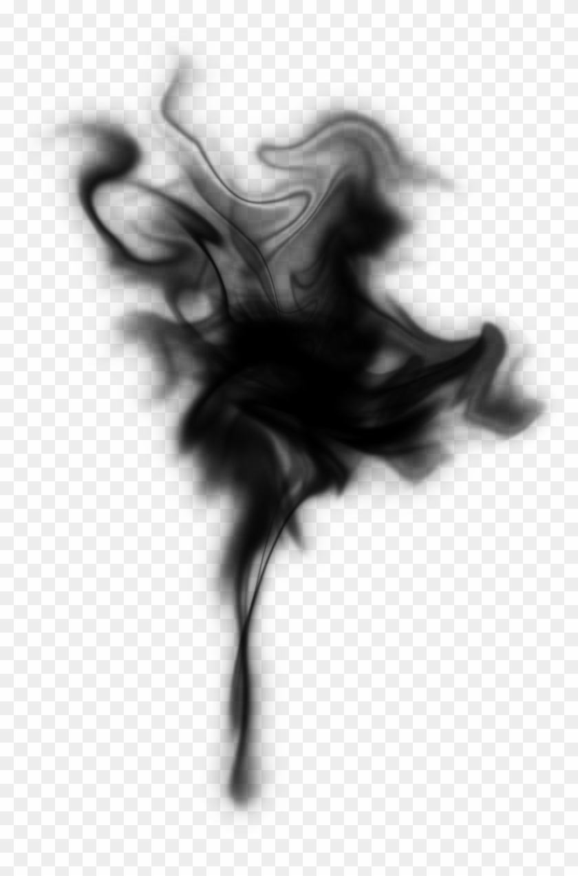 Free Download - Black Smoke Png Download Clipart #29516