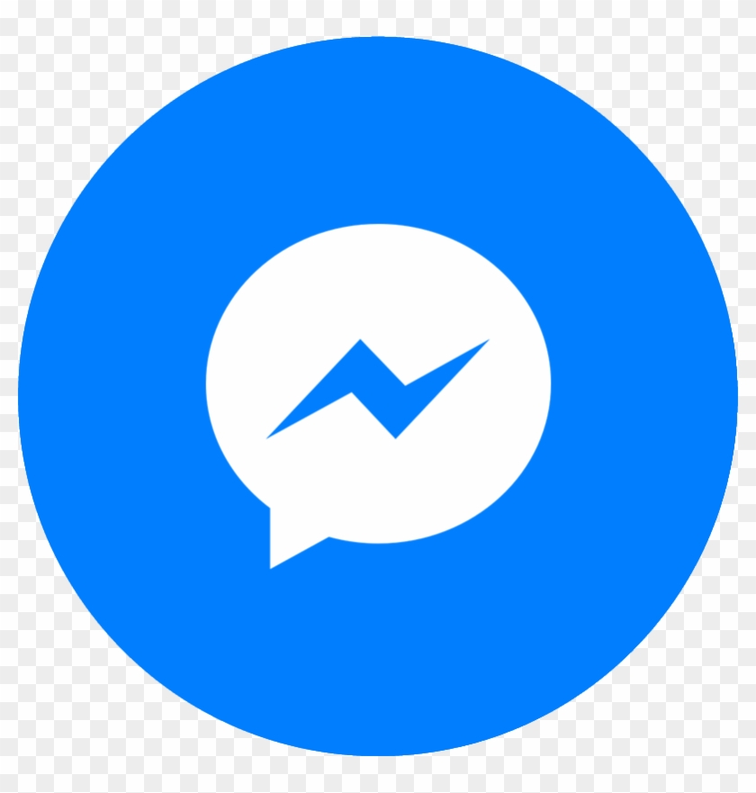 Facebook Messenger Button - Generic Social Media Icon Clipart #29698