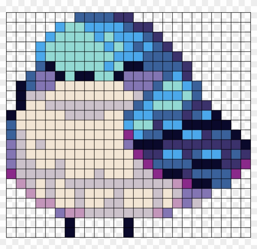 Free Png Download Bird Perler Bead Patterns Png Images - Grinch Minecraft Pixel Art Clipart #29719