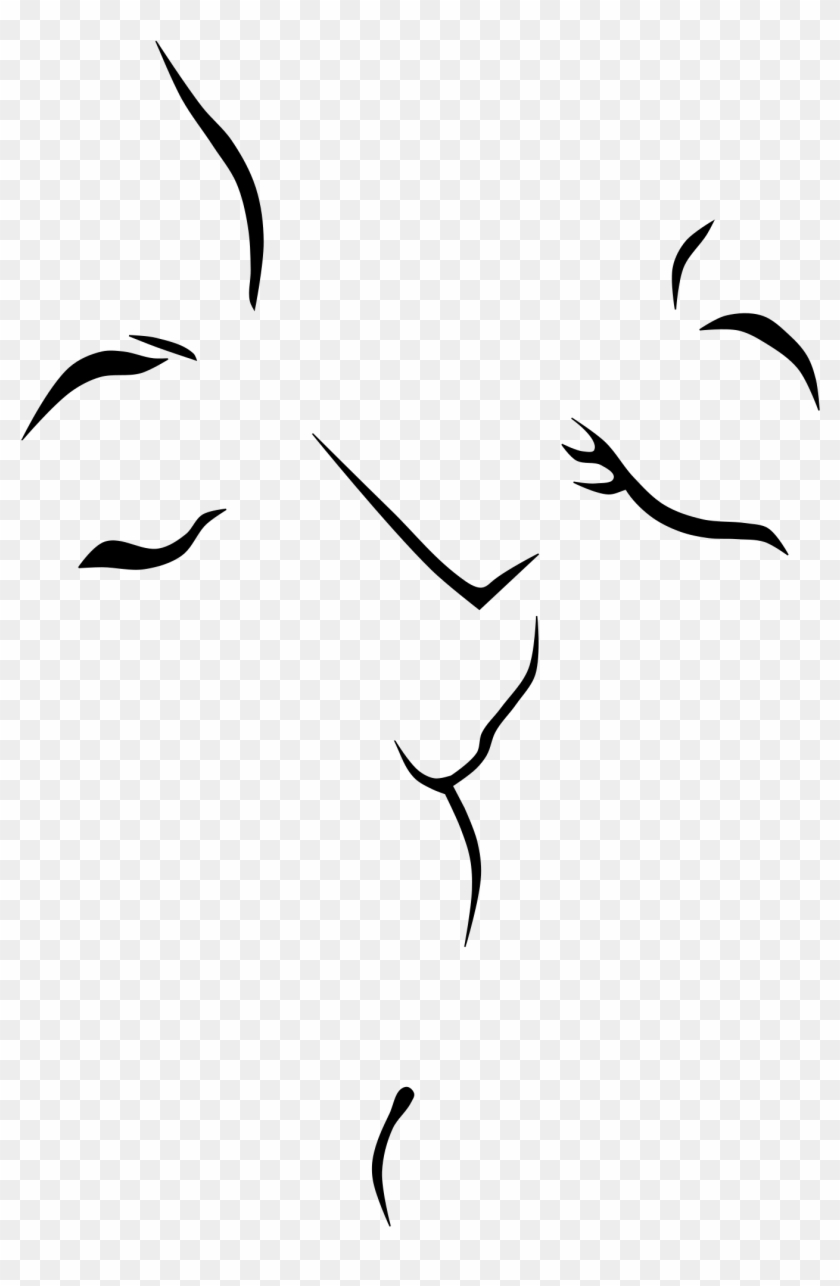 Full Size Of Anime Lipstick Kiss Marks Lip Sync Lips - Hug And Kiss Drawing Clipart
