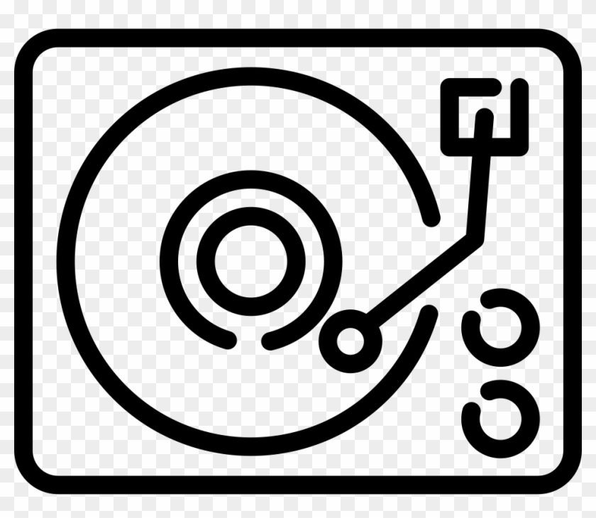 Vinyl Record Player Comments - Record Player Logo Png Clipart #29859