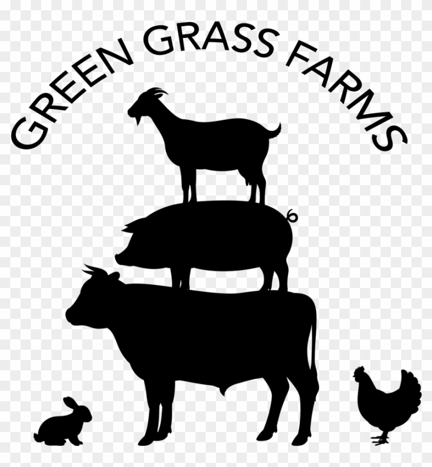 Green Grass Farms Logo - Livestock Farms Logo Clipart #200197