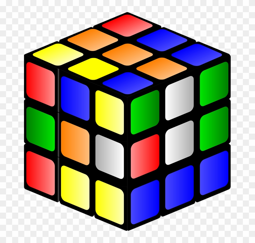 Rubix Cube Clip Art - Png Download #200255
