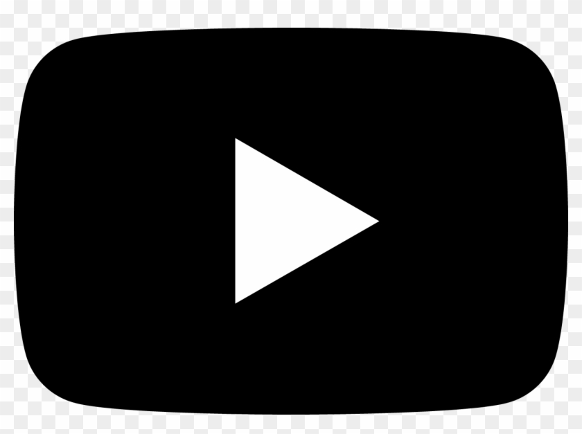 Play Icons Button Youtube Computer Logo Clipart - Black Youtube Logo Png Transparent Png