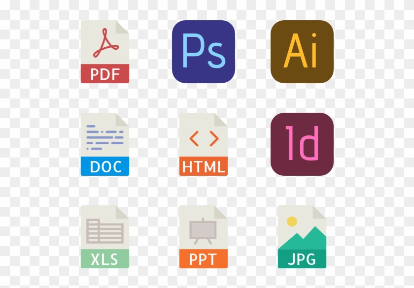 File Types - Pdf Icon Png Small Clipart #200280