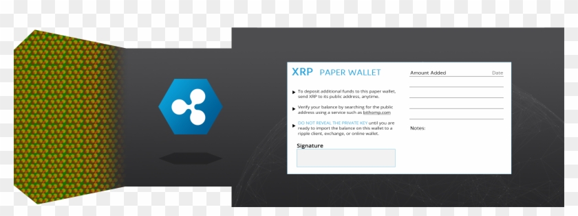 Https - //raw - Githubusercontent - Back - Png - Ripple Paper Wallet Generator Clipart #200422