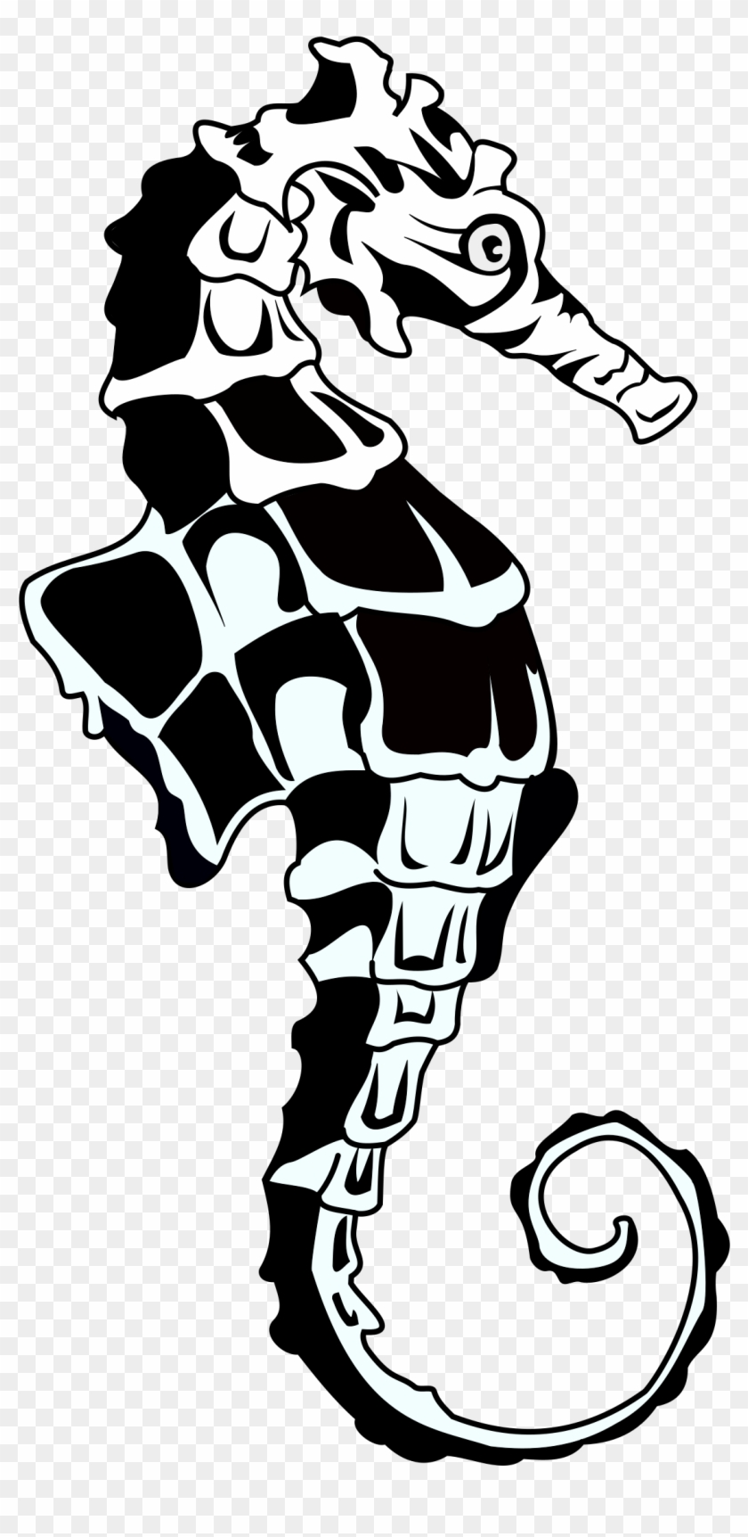 Computer Icons Drawing White's Seahorse Pipefishes - Seahorse Clipart #200643