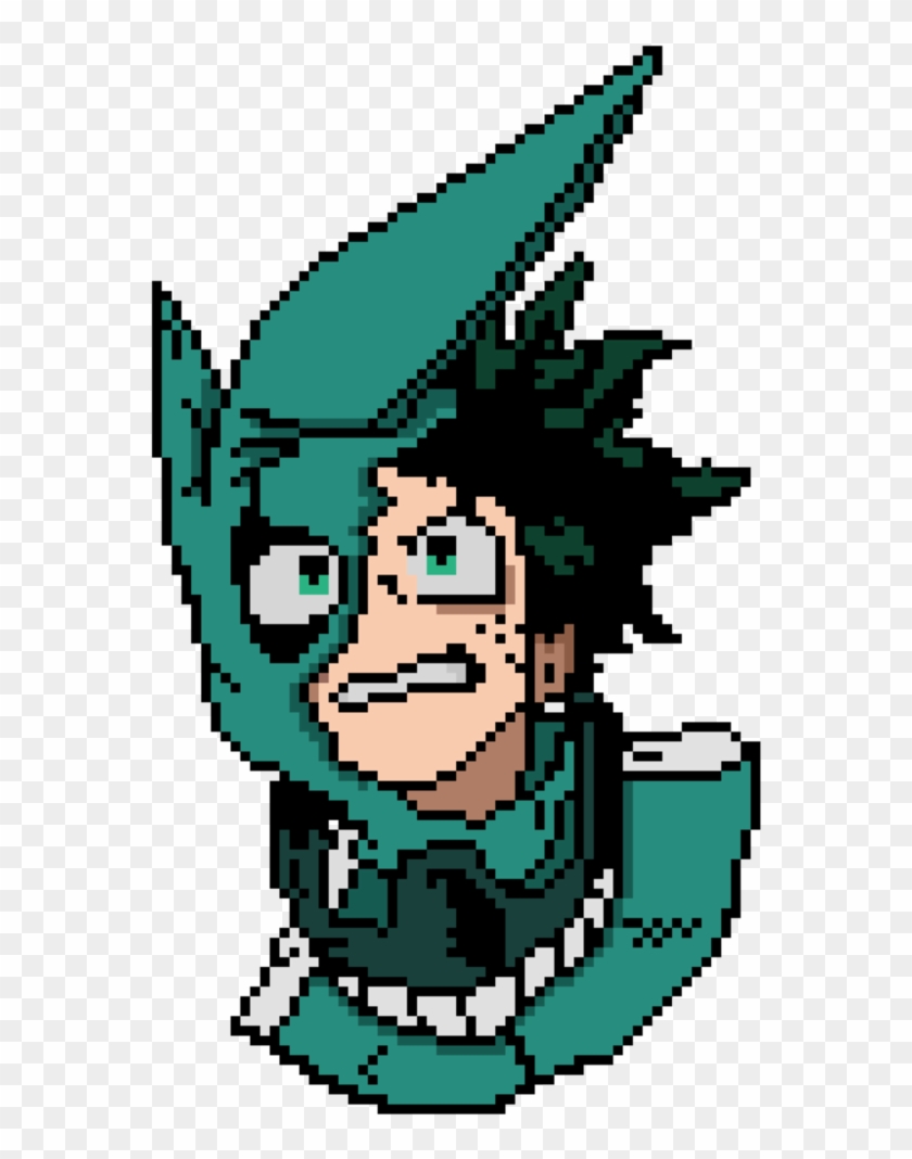 My Hero Academia Png - Izuku Midoriya Pixel Art Clipart