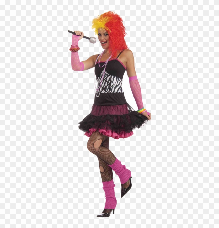 80's Party Girl Fashion Microphone - Cyndi Lauper 80s Clipart #200768