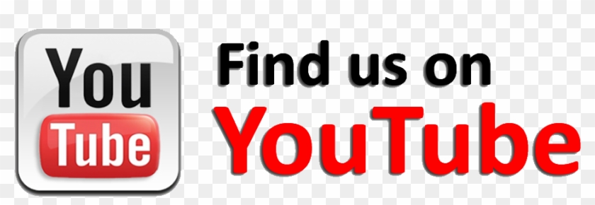 Youtube Subscribe Button Png - Find Us On Youtube Button Clipart