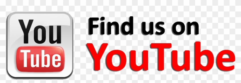 Youtube Subscribe Button Png - Find Us On Youtube Button Clipart #200772