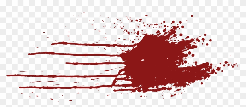 Blood Splater, Stain - Blood Splatter Transparent Clipart