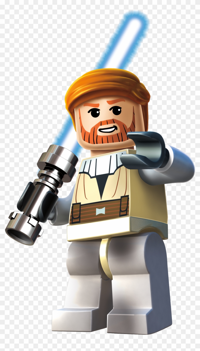 Obi - Lego Star Wars 3 Obi Wan Clipart