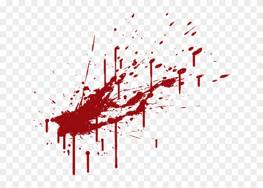 Blood Spatter Png - Gunshot Blood Splatter Transparent Clipart #200964