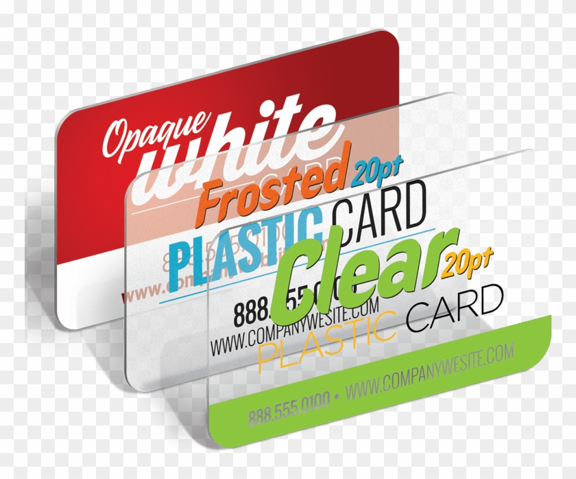 Plastic Business Cardstransparent And Frosted Plastic - White Plastic Business Cards Clipart #201010
