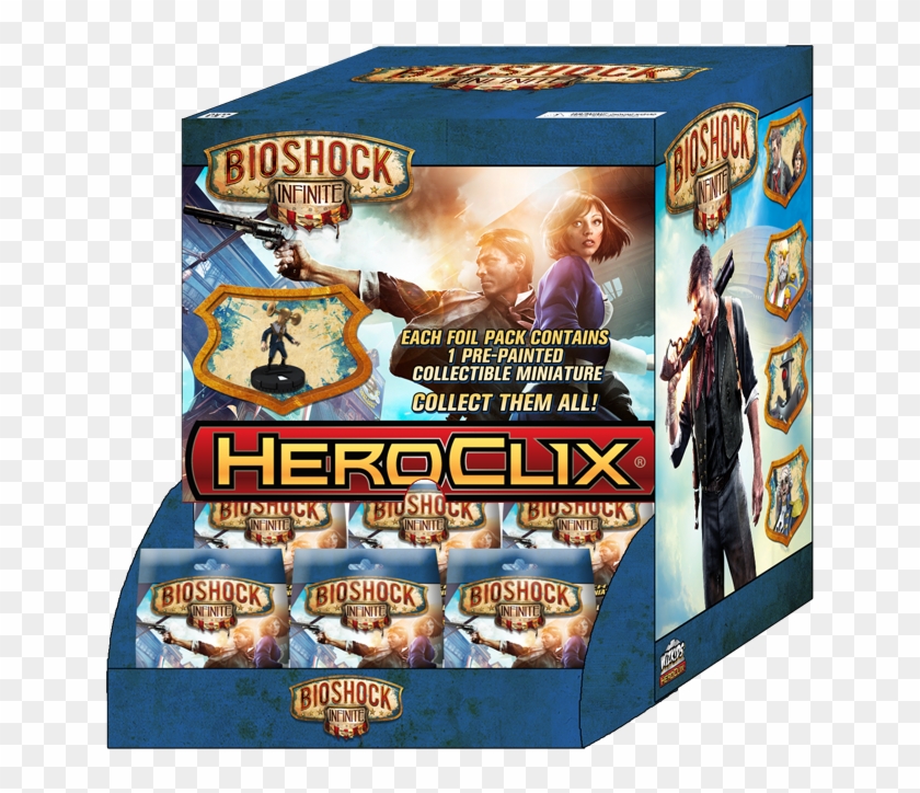 Adorable Heroclix Bioshock Infinite Miniatures Set - Bioshock Minifigures Clipart #201043