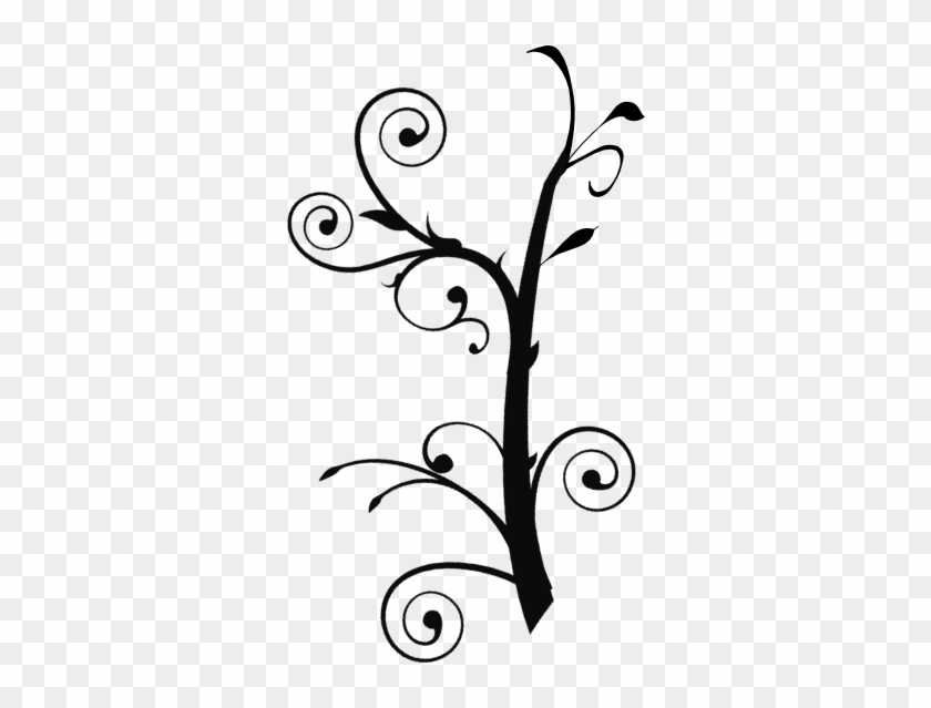 Vines Clipart Grass - Silhouette Vine Clipart Png Transparent Png #201067