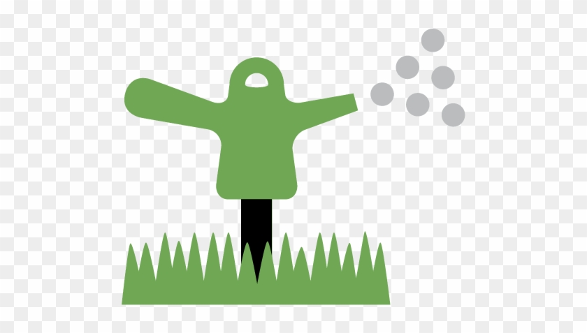 Sprinkler System Repair - Illustration Clipart