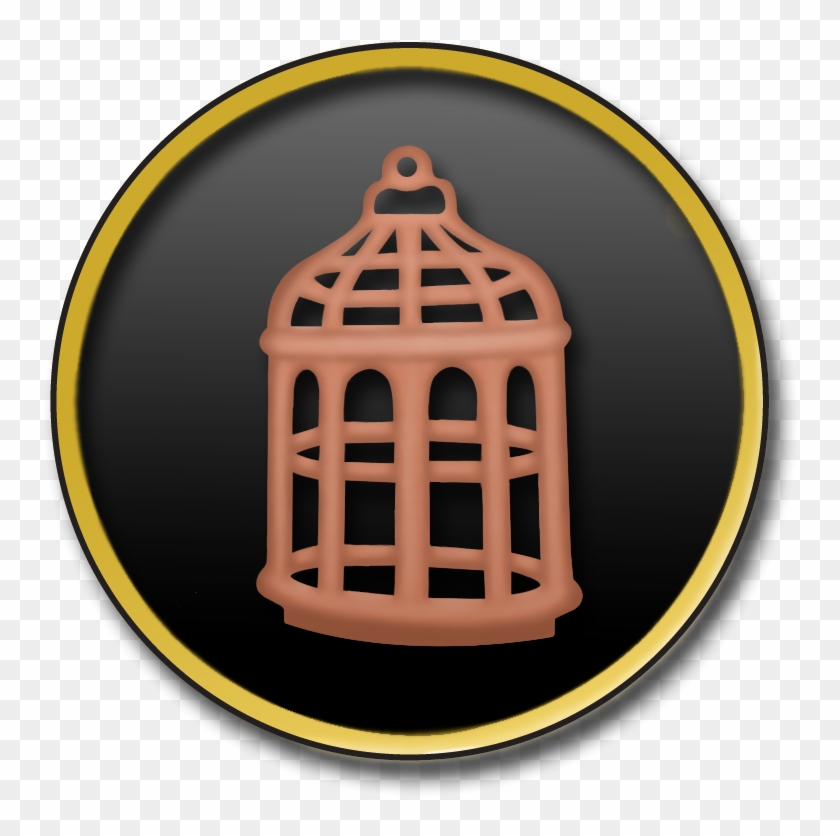 Home / Pin Back Buttons / Bioshock / Cage Pin Back - Circle Clipart