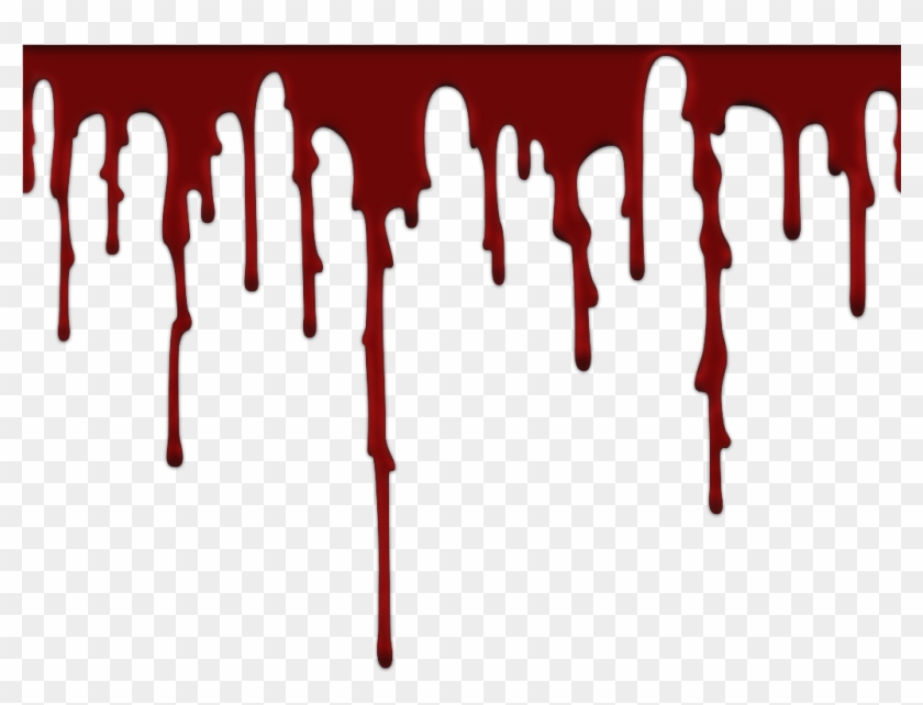 Dripping Blood Clipart - Dripping Blood Cartoon - Png Download