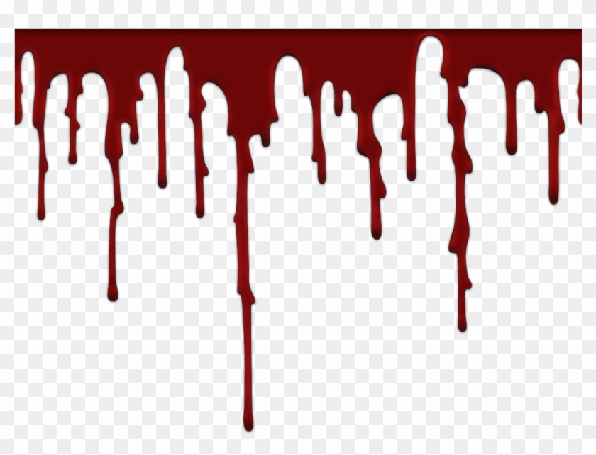 Dripping Blood Clipart - Dripping Blood Cartoon - Png Download #201829
