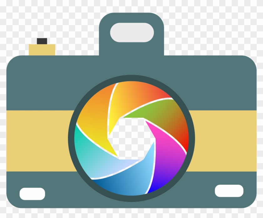 Camera Icons Pdf - Colorful Camera Vector Png Clipart