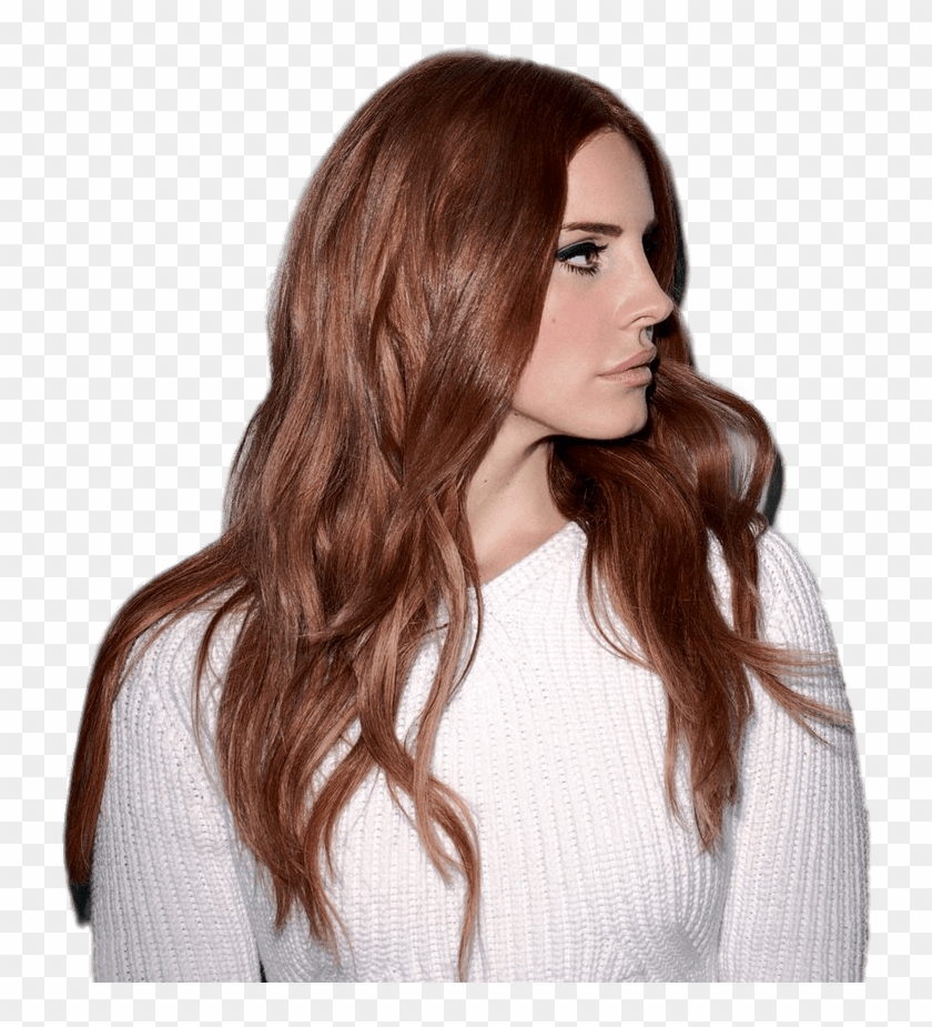 Music Stars - Lana Del Rey Copper Hair Clipart #202007