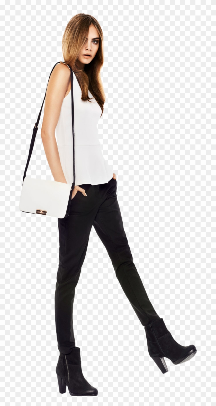 Cara Delevingne Png 2014 - Cara Delevingne Model Pose Clipart #202009