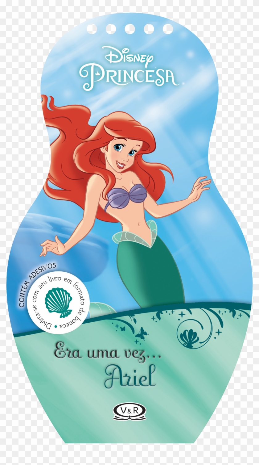 Capa Do Livro Era Uma Vez Ariel - Cartoon Clipart
