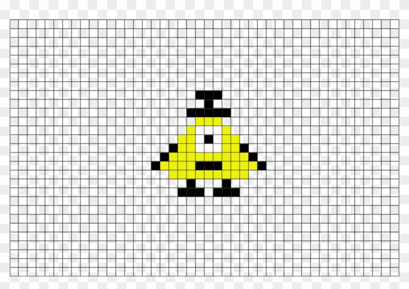 Pixel Art Gravity Falls Bill Clipart