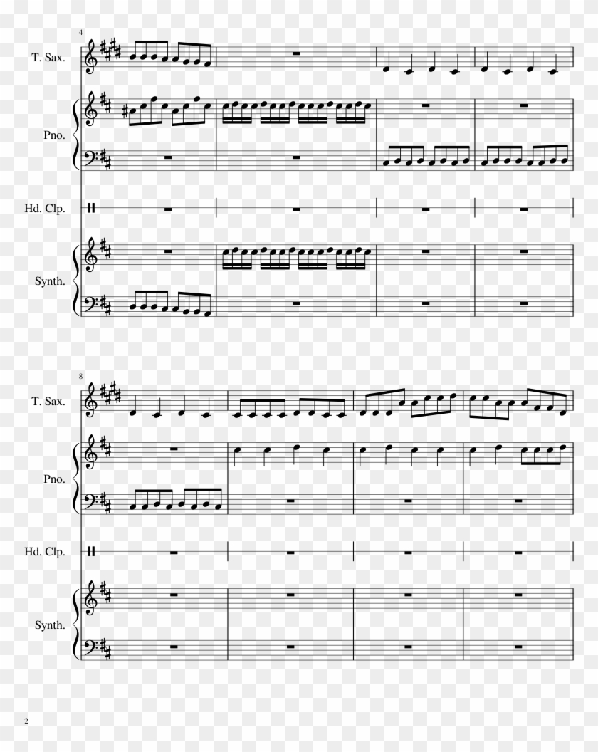 Bill Cipher Song - Bill Cipher Opening Sheet Music Clipart #202813