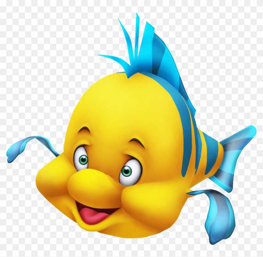 Linguado Ariel Png - Yellow Fish From Little Mermaid Clipart #202886