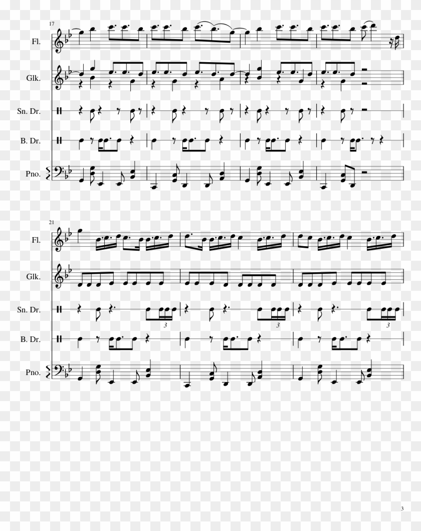 Mad Hatter Sheet Music Composed By @me 3 Of 12 Pages - Melanie Martinez Songs Flute Clipart #203155