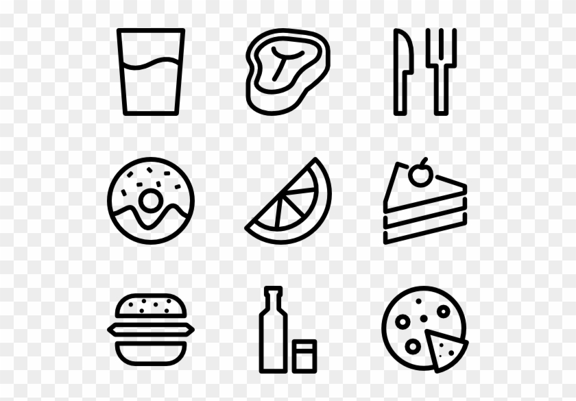 Poi Food Outline - Login Icon Clipart #203157