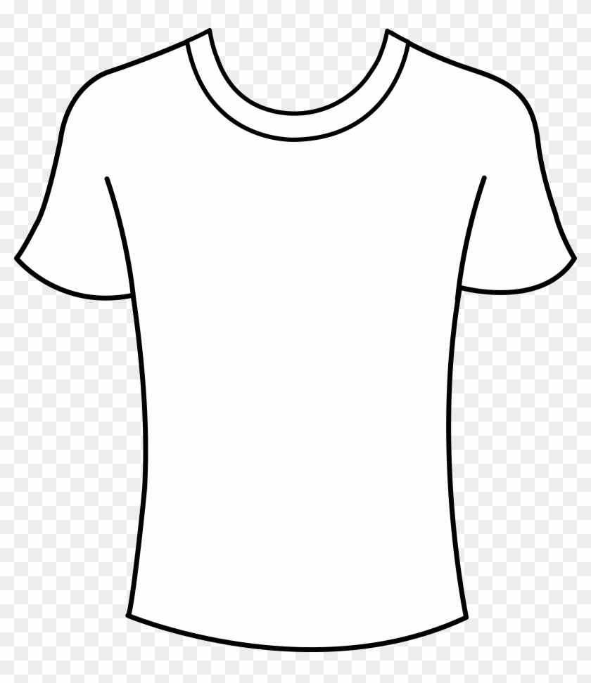 T Shirt Shirt Outline Hd Image Clipart - Png Download
